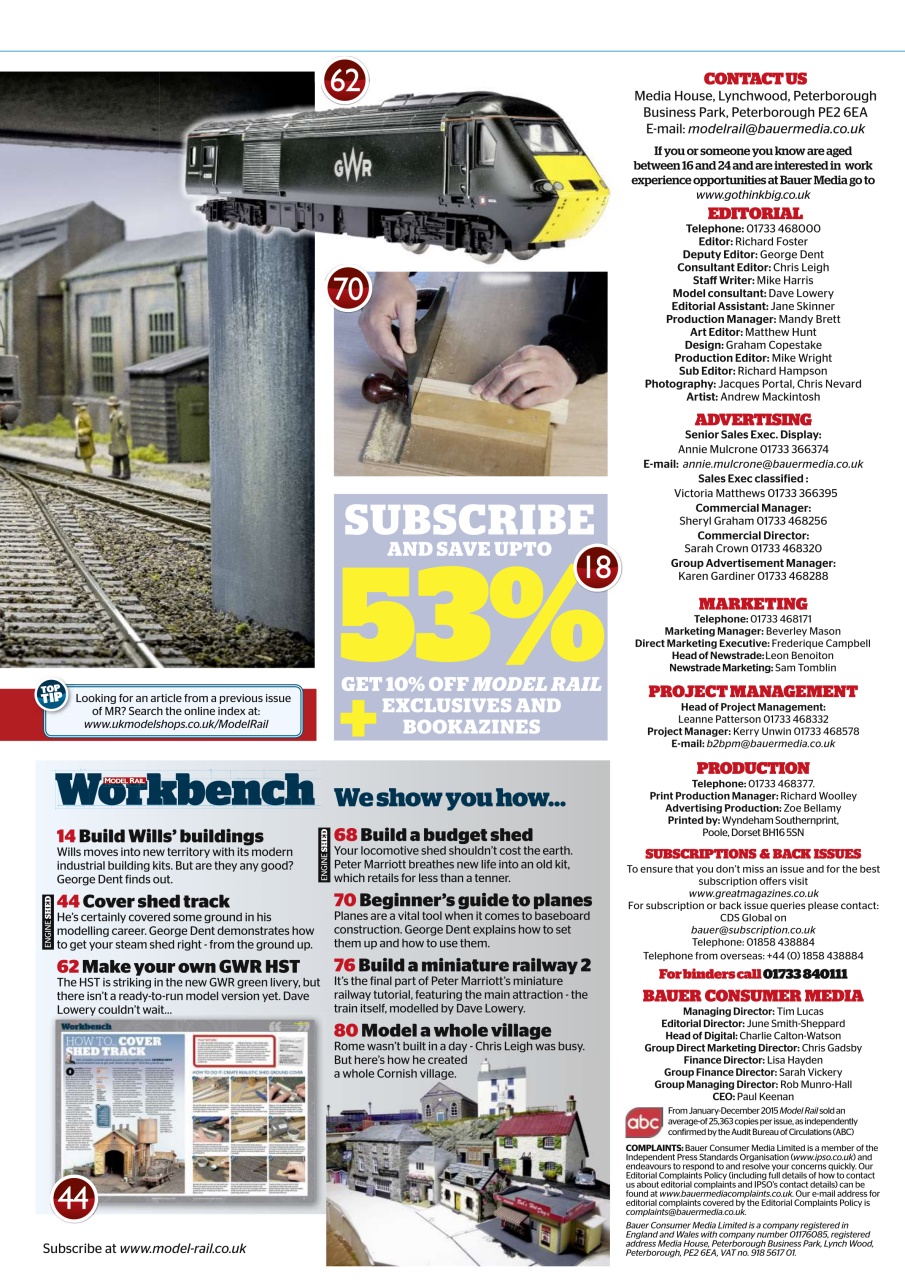 Model Rail Preview Pages