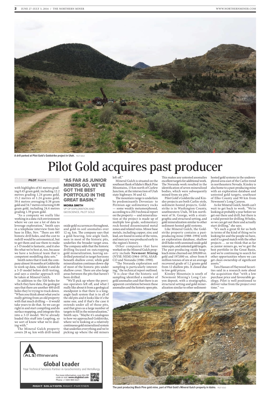 The Northern Miner Preview Pages