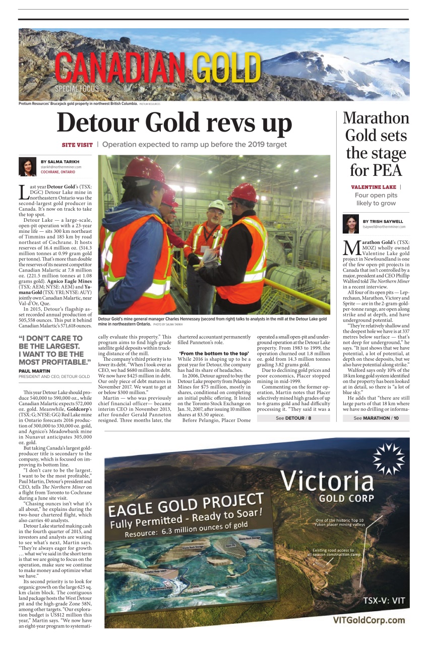 The Northern Miner Preview Pages