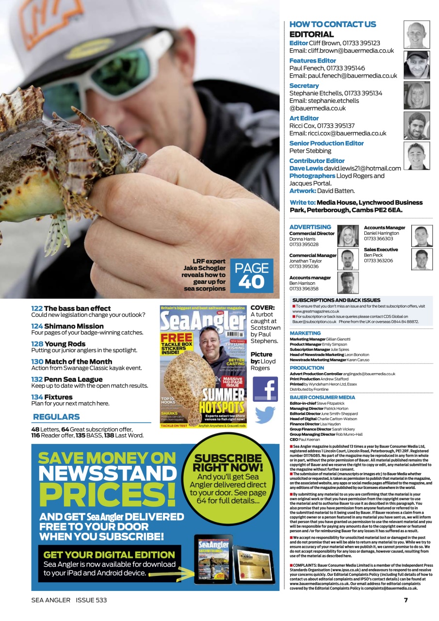 Sea Angler Preview Pages