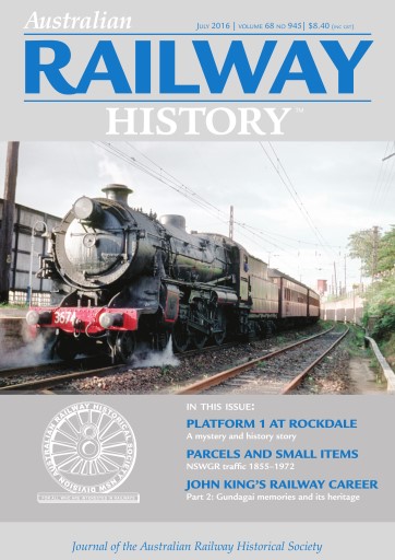 Australian Railway History issue 