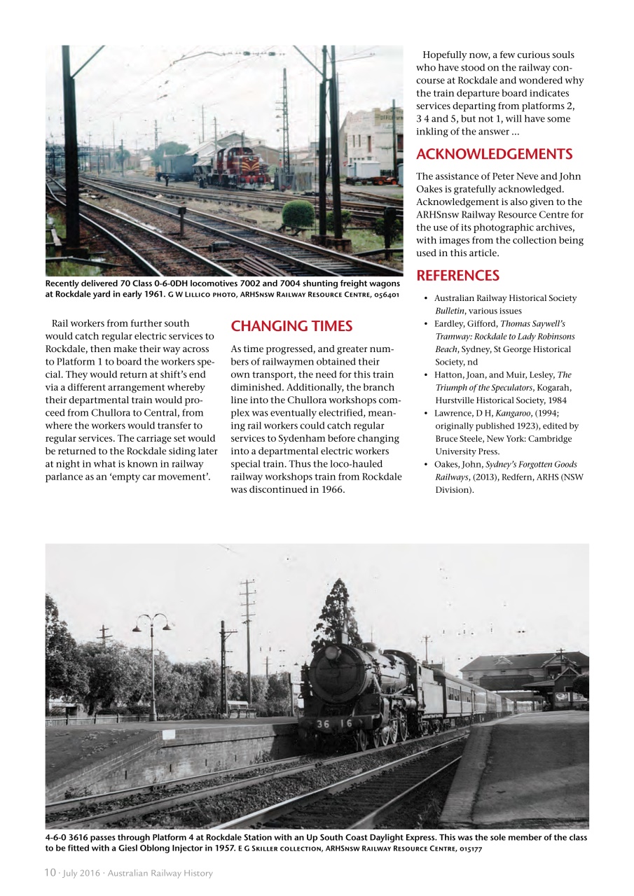 Australian Railway History Preview Pages