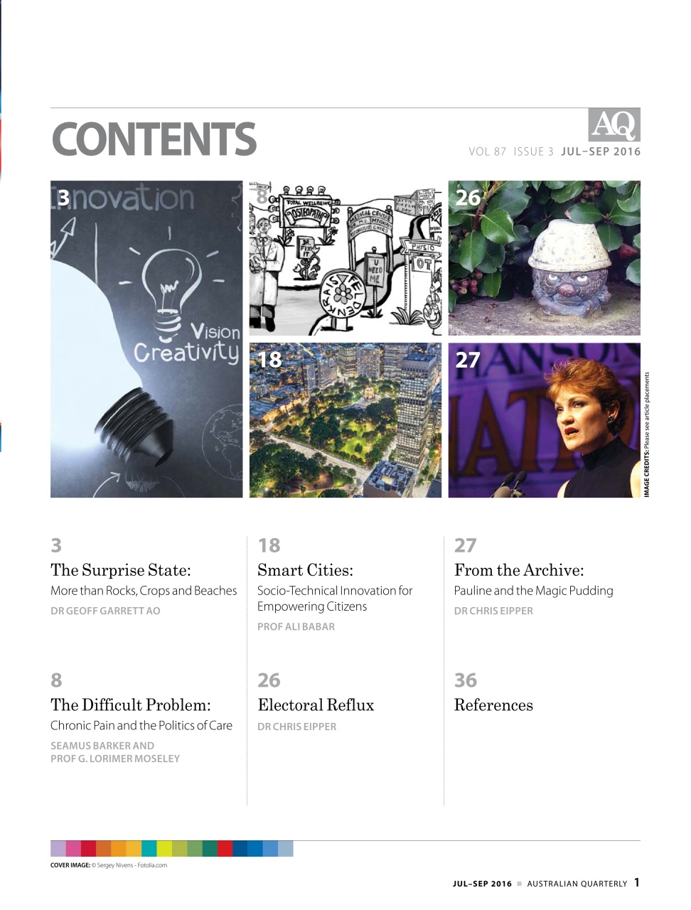 AQ: Australian Quarterly Preview Pages