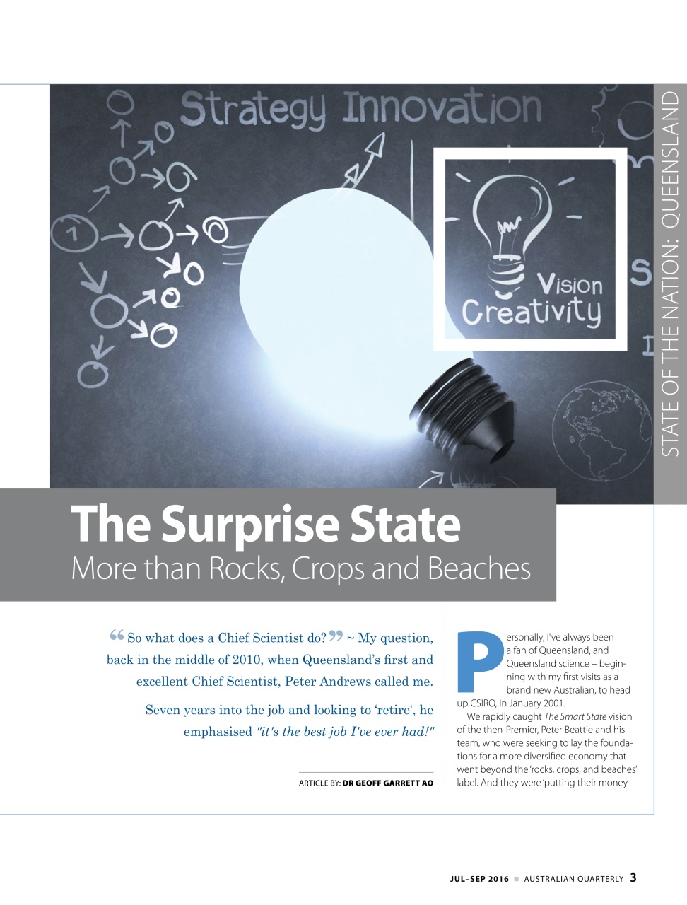 AQ: Australian Quarterly Preview Pages