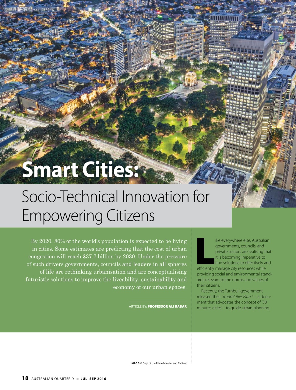 AQ: Australian Quarterly Preview Pages