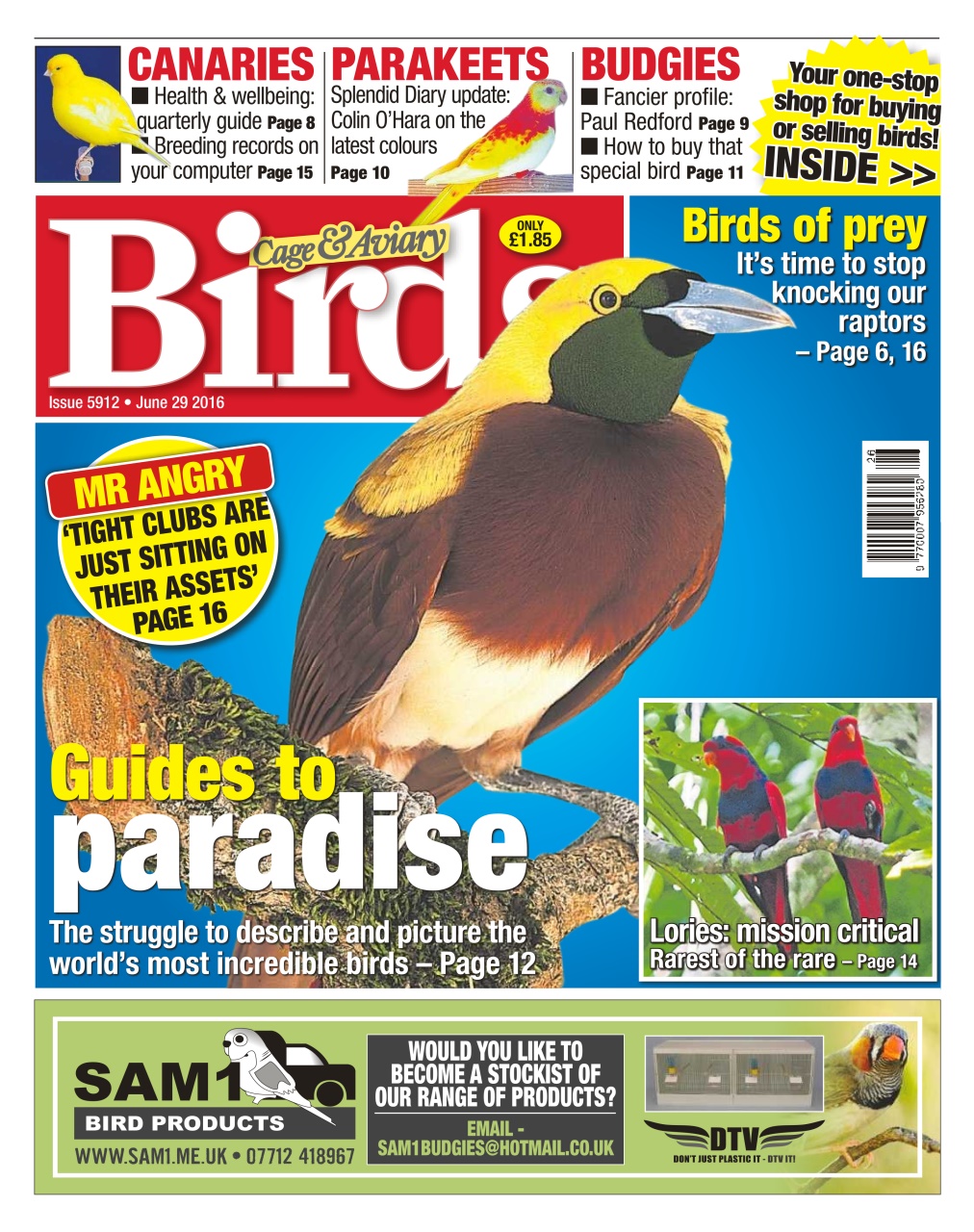 Cage & Aviary Birds Preview Pages