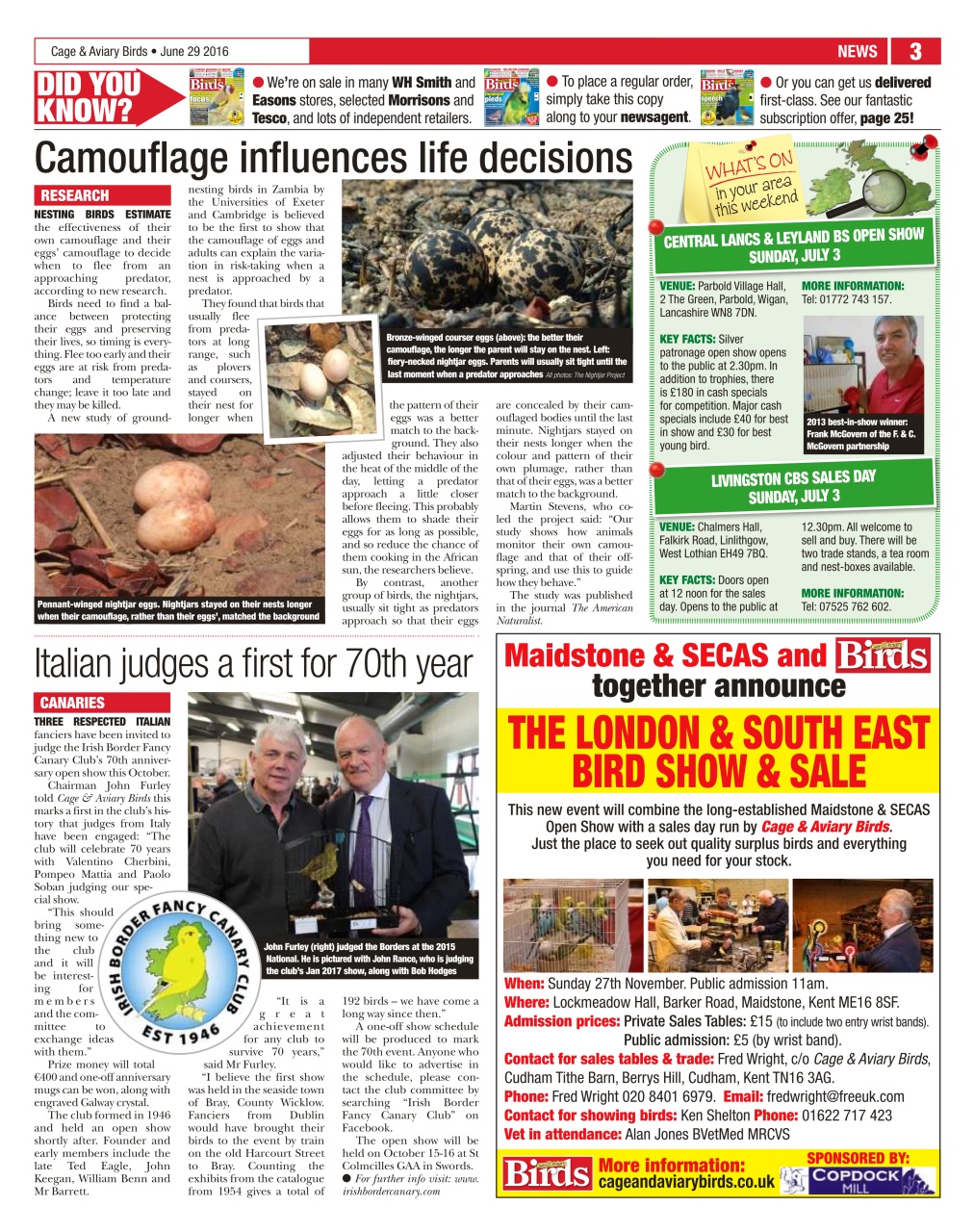 Cage & Aviary Birds Preview Pages