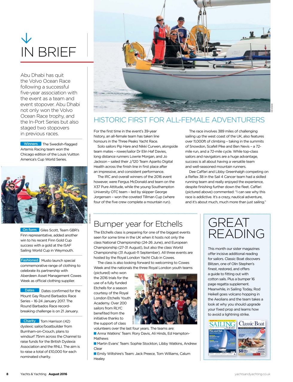 Yachts & Yachting Preview Pages