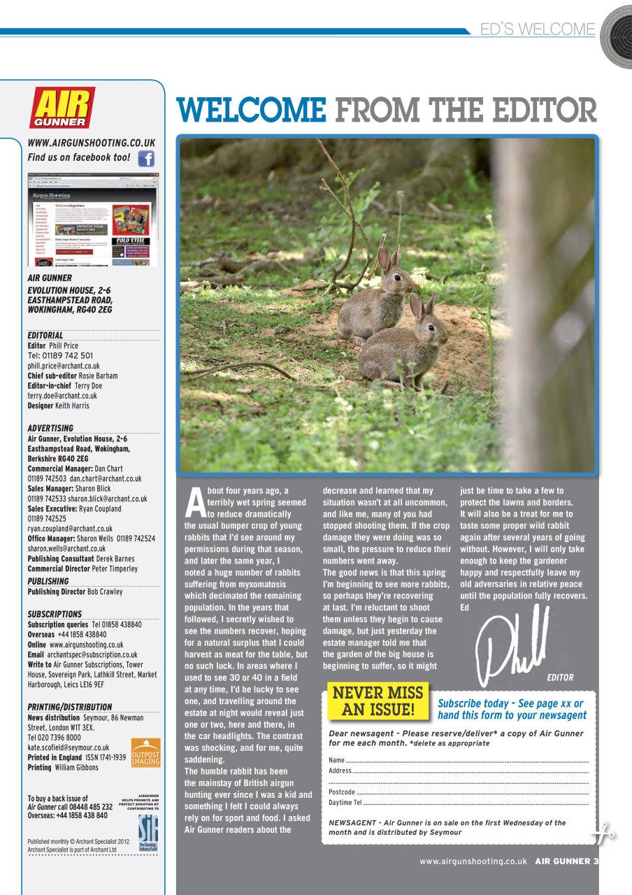 Airgun World Preview Pages