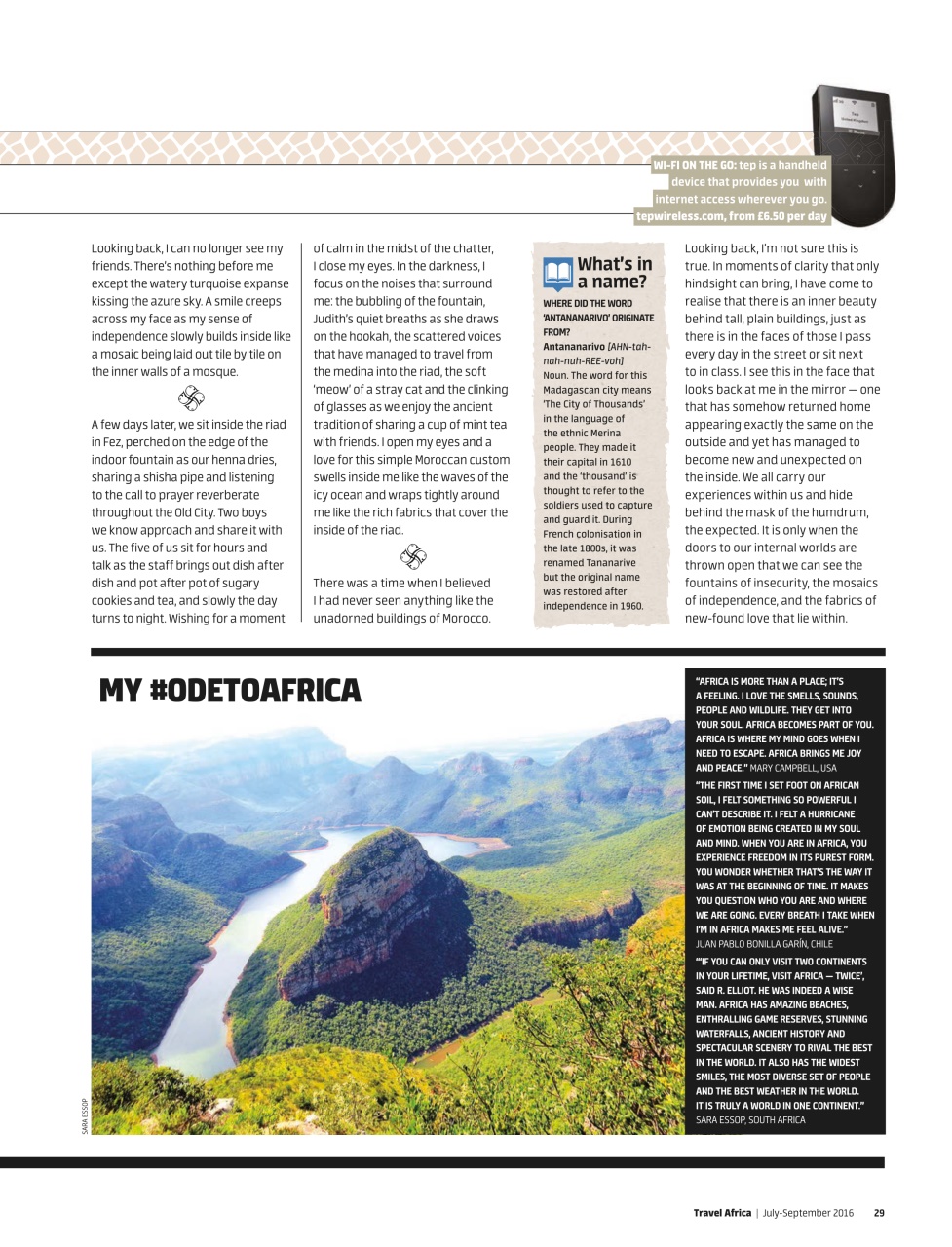 Travel Africa Preview Pages