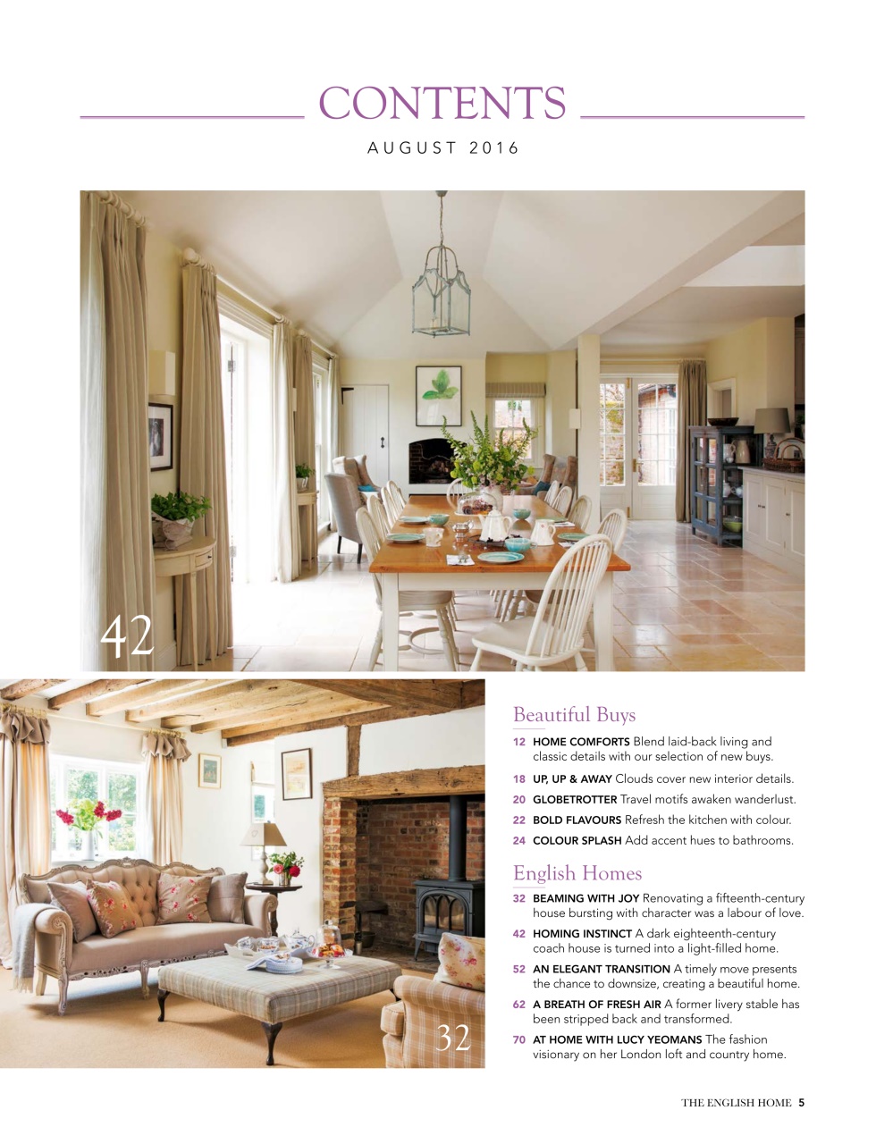 The English Home Preview Pages