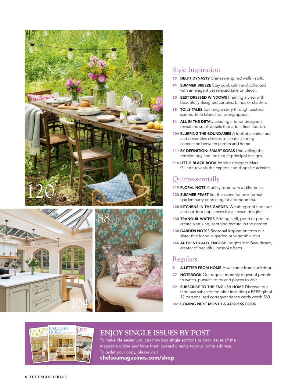 The English Home Preview Pages