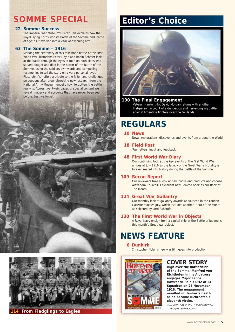 Britain at War Magazine Preview Pages