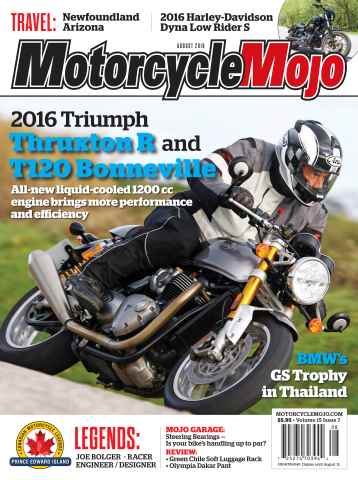 Motorcycle Mojo issue August 2016