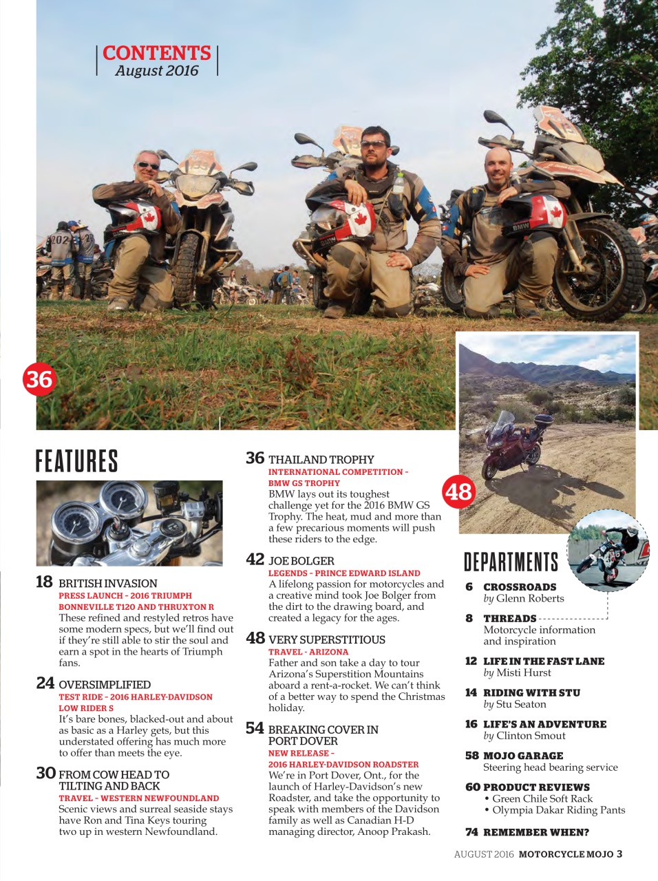 Motorcycle Mojo Preview Pages