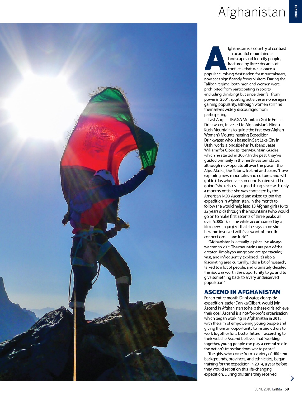 Trek & Mountain Magazine Preview Pages