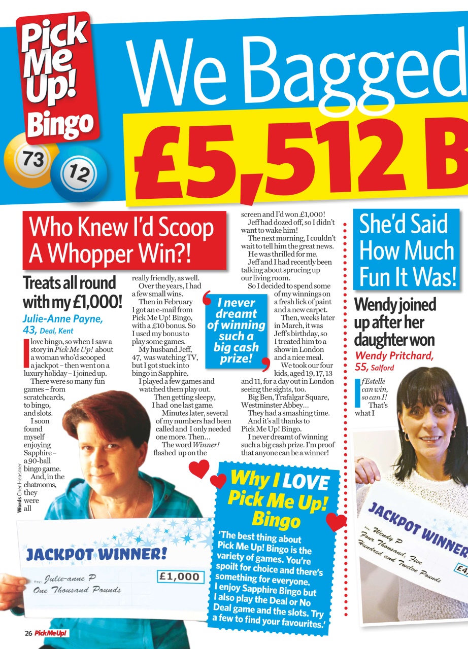 Pick Me Up Preview Pages