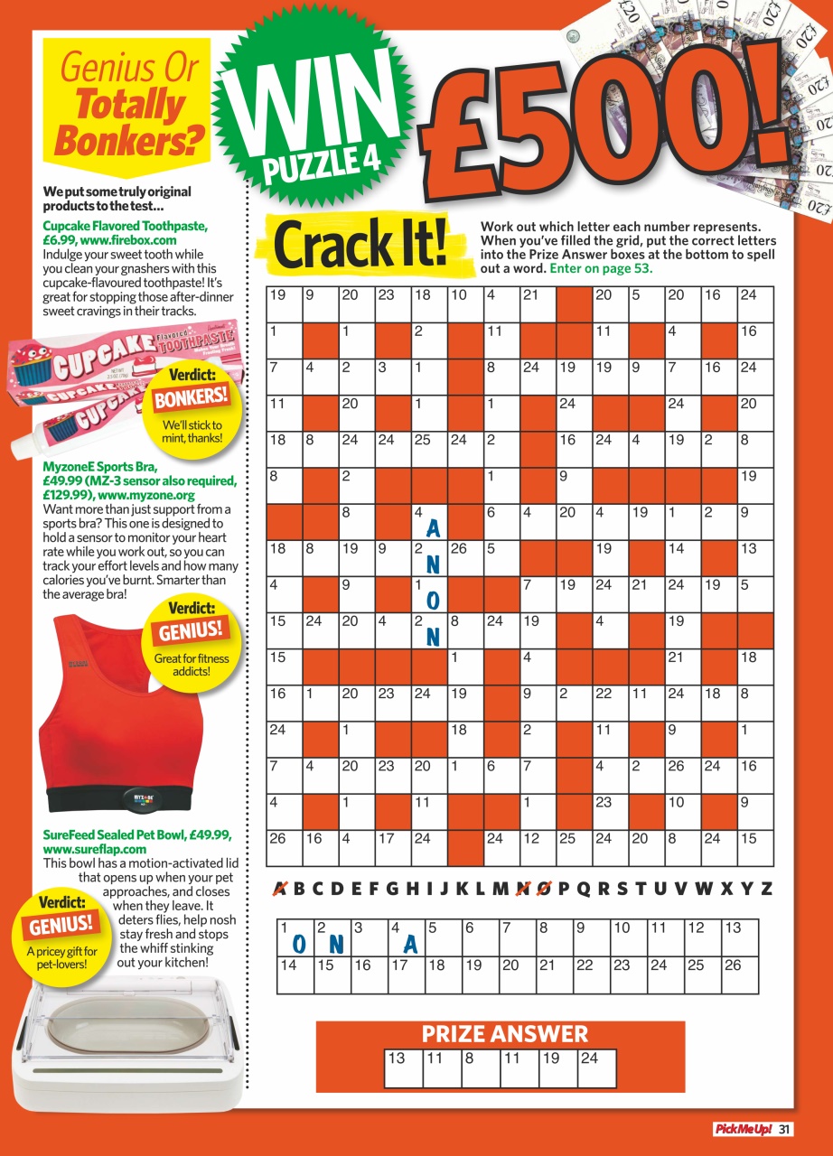 Pick Me Up Preview Pages