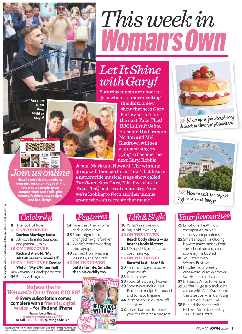 Woman's Own Preview Pages