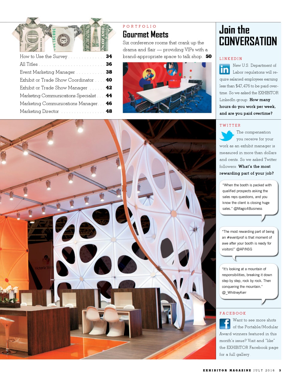 EXHIBITOR Magazine Preview Pages