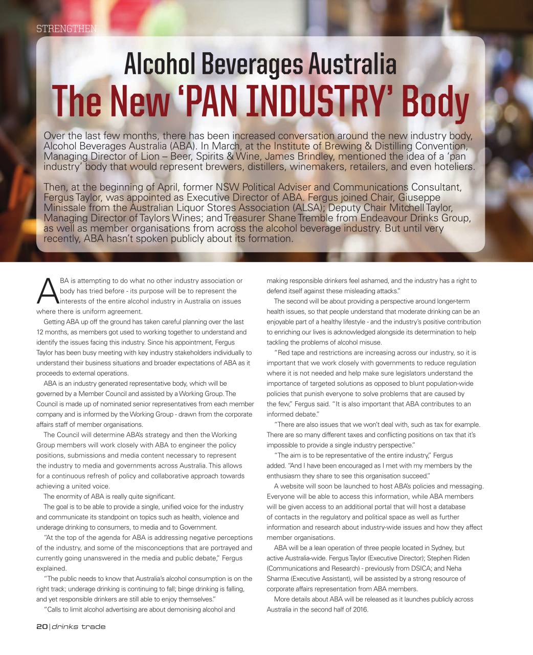 Drinks Trade Preview Pages