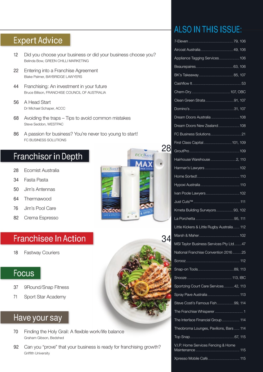 Business Franchise Australia&NZ Preview Pages