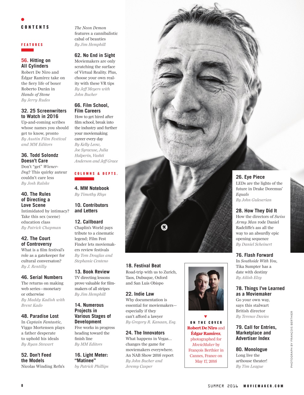 MovieMaker Magazine Preview Pages