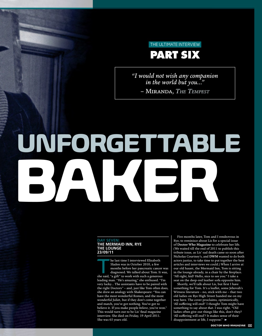 Doctor Who Magazine Preview Pages