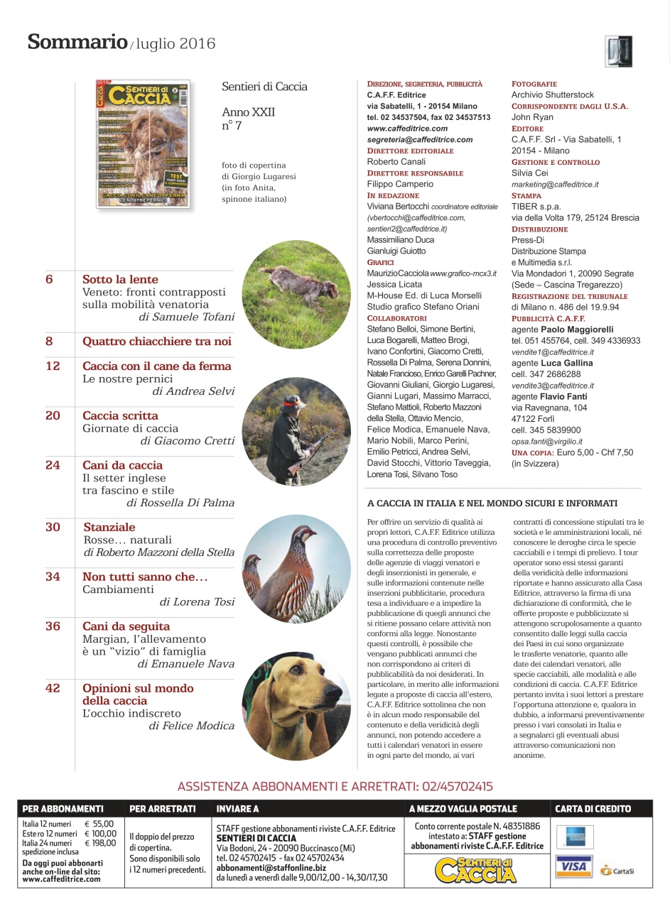SENTIERI DI CACCIA Preview Pages