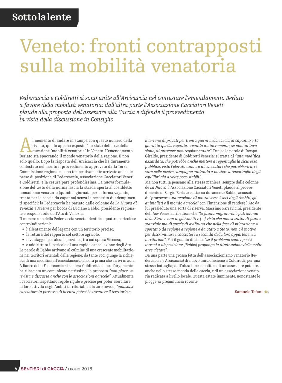 SENTIERI DI CACCIA Preview Pages