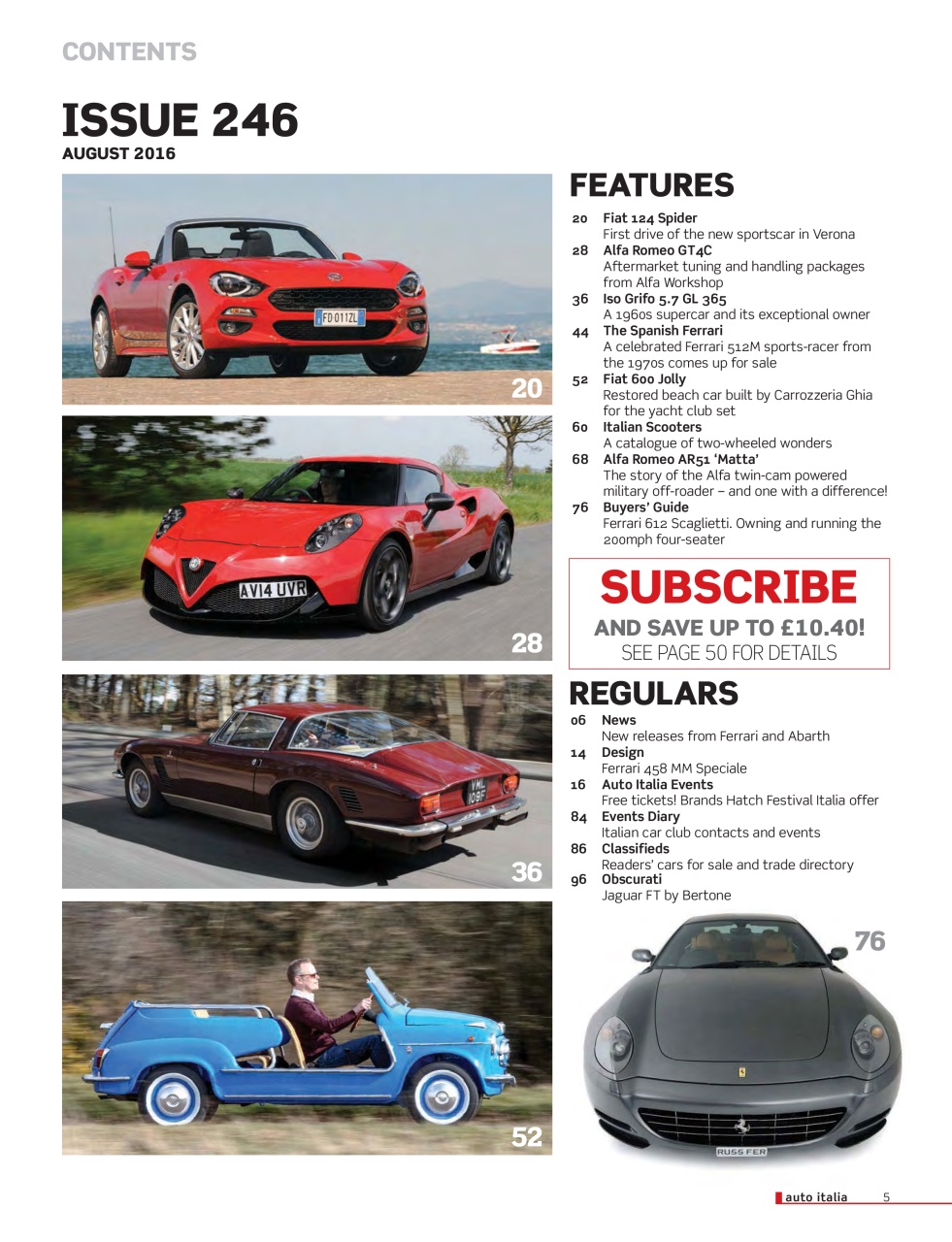 AutoItalia Magazine Preview Pages