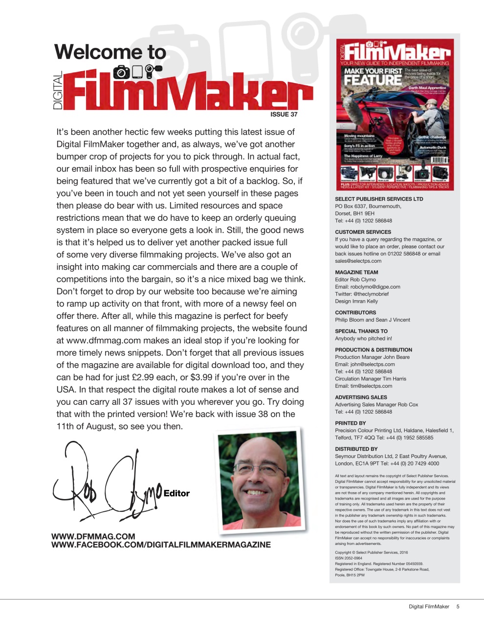 Digital FilmMaker Preview Pages