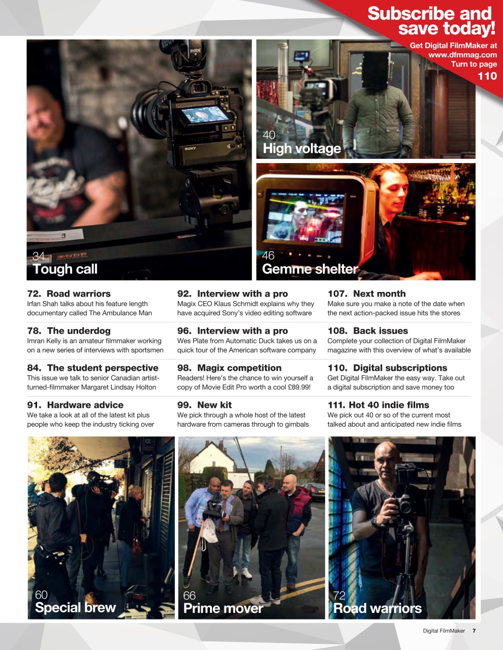 Digital FilmMaker Preview Pages