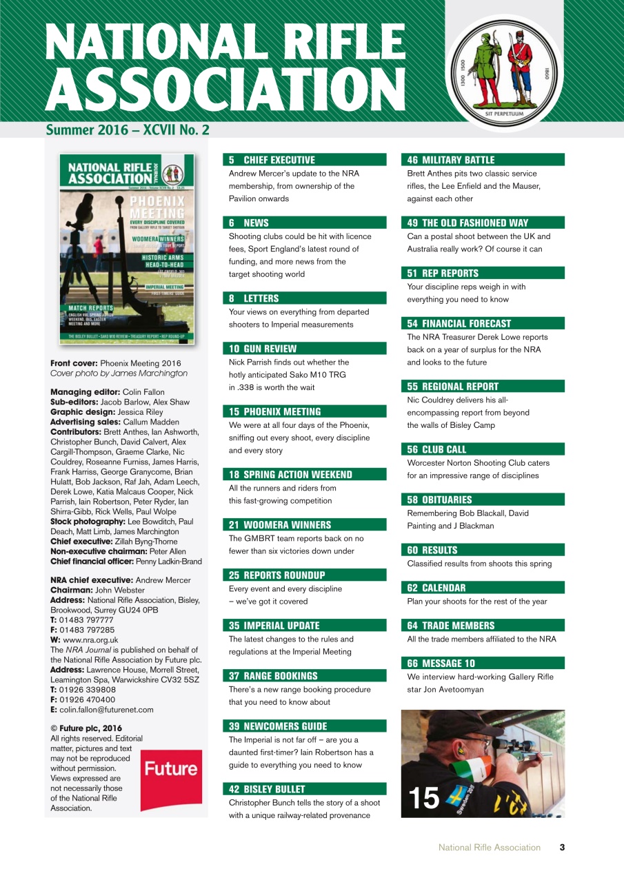 National Rifle Association Journal Preview Pages
