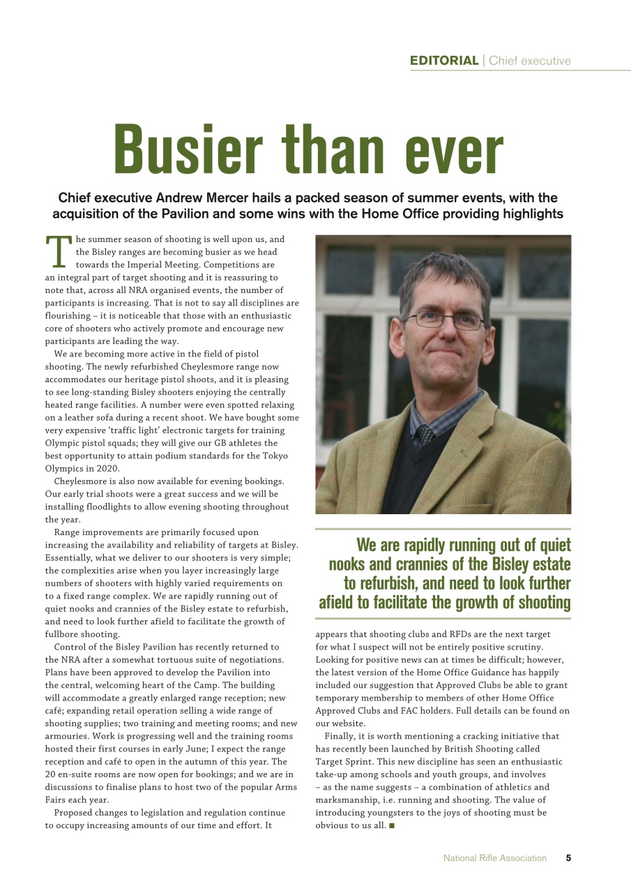 National Rifle Association Journal Preview Pages