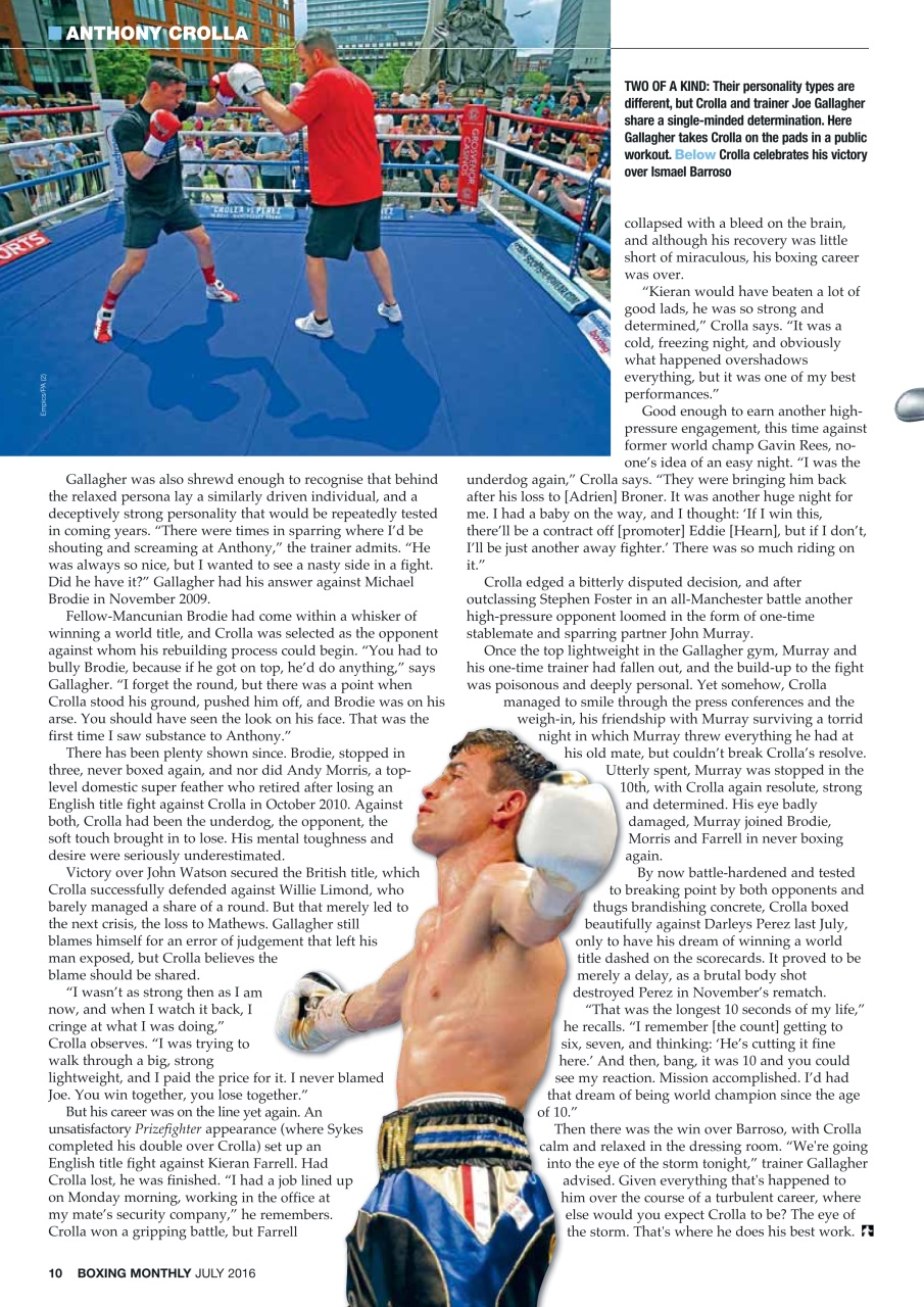 Boxing Monthly Preview Pages