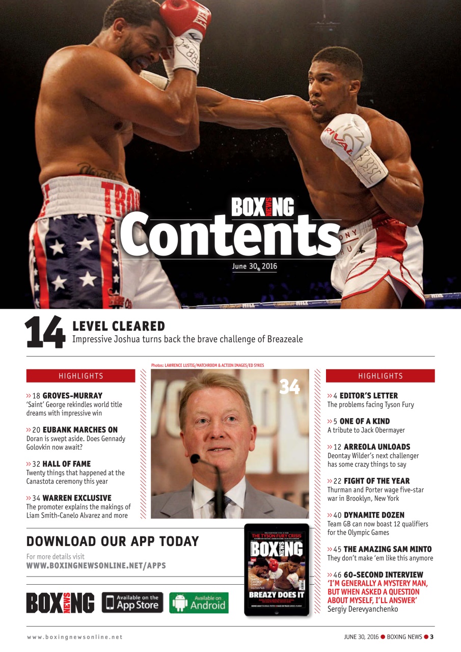 Boxing News Preview Pages