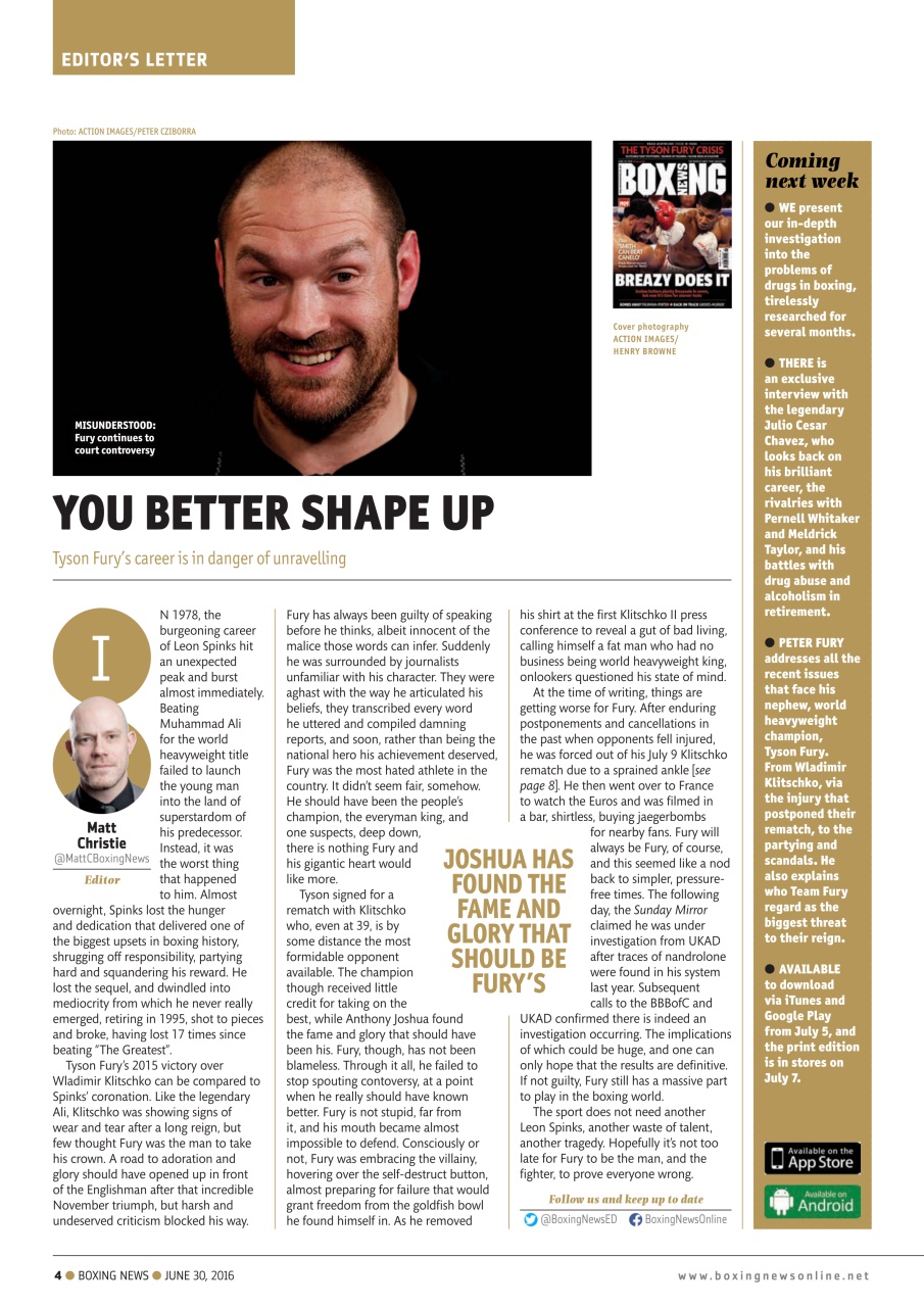 Boxing News Preview Pages