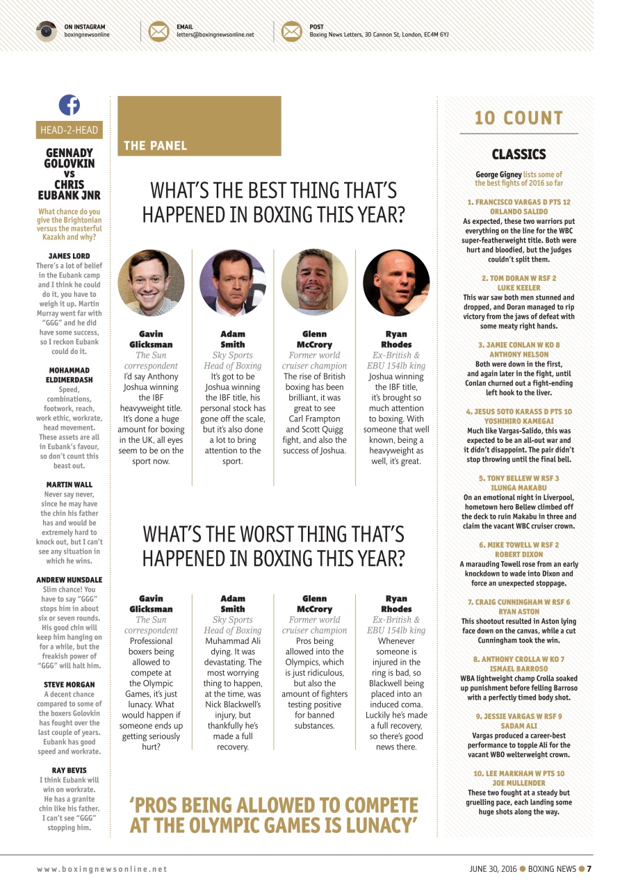 Boxing News Preview Pages