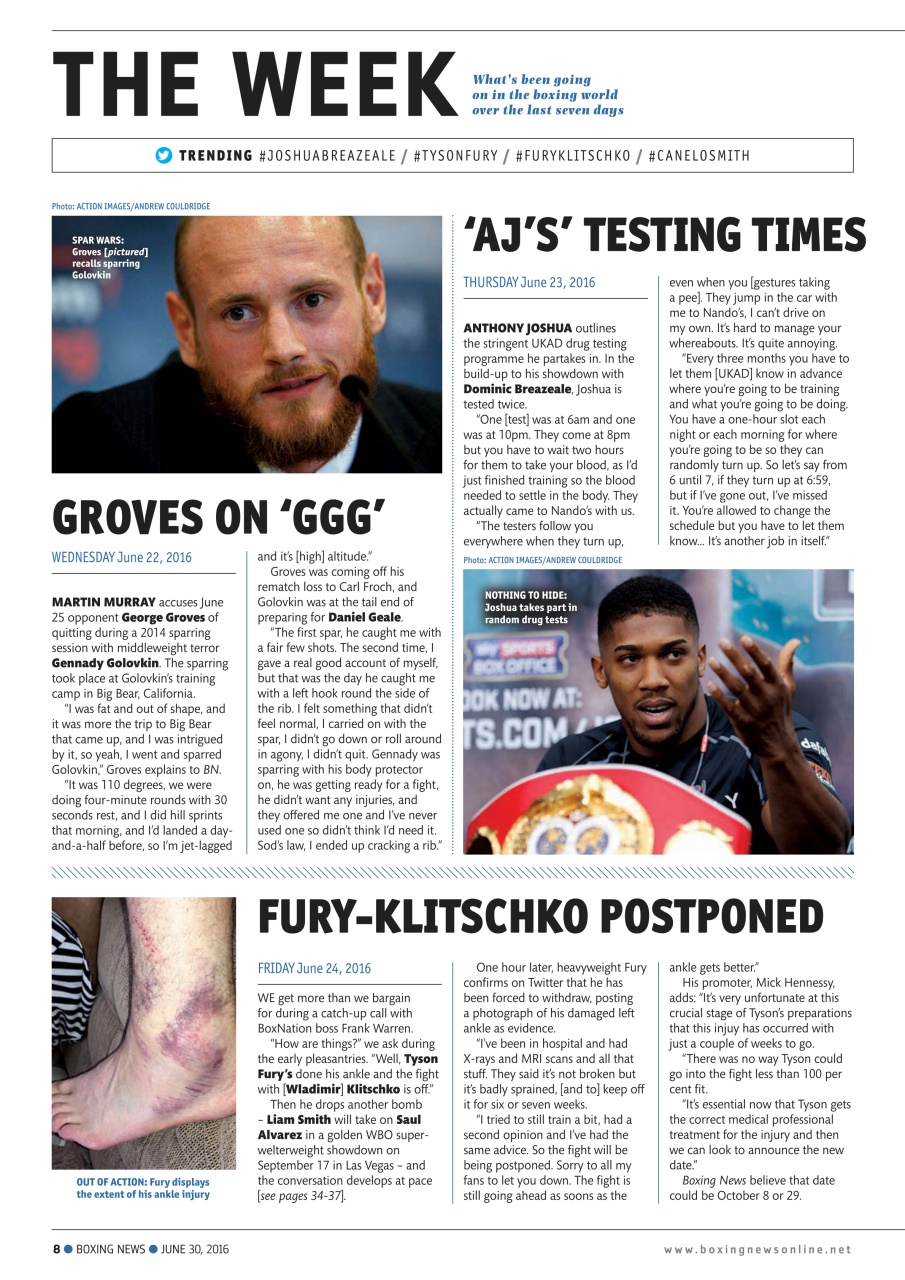 Boxing News Preview Pages