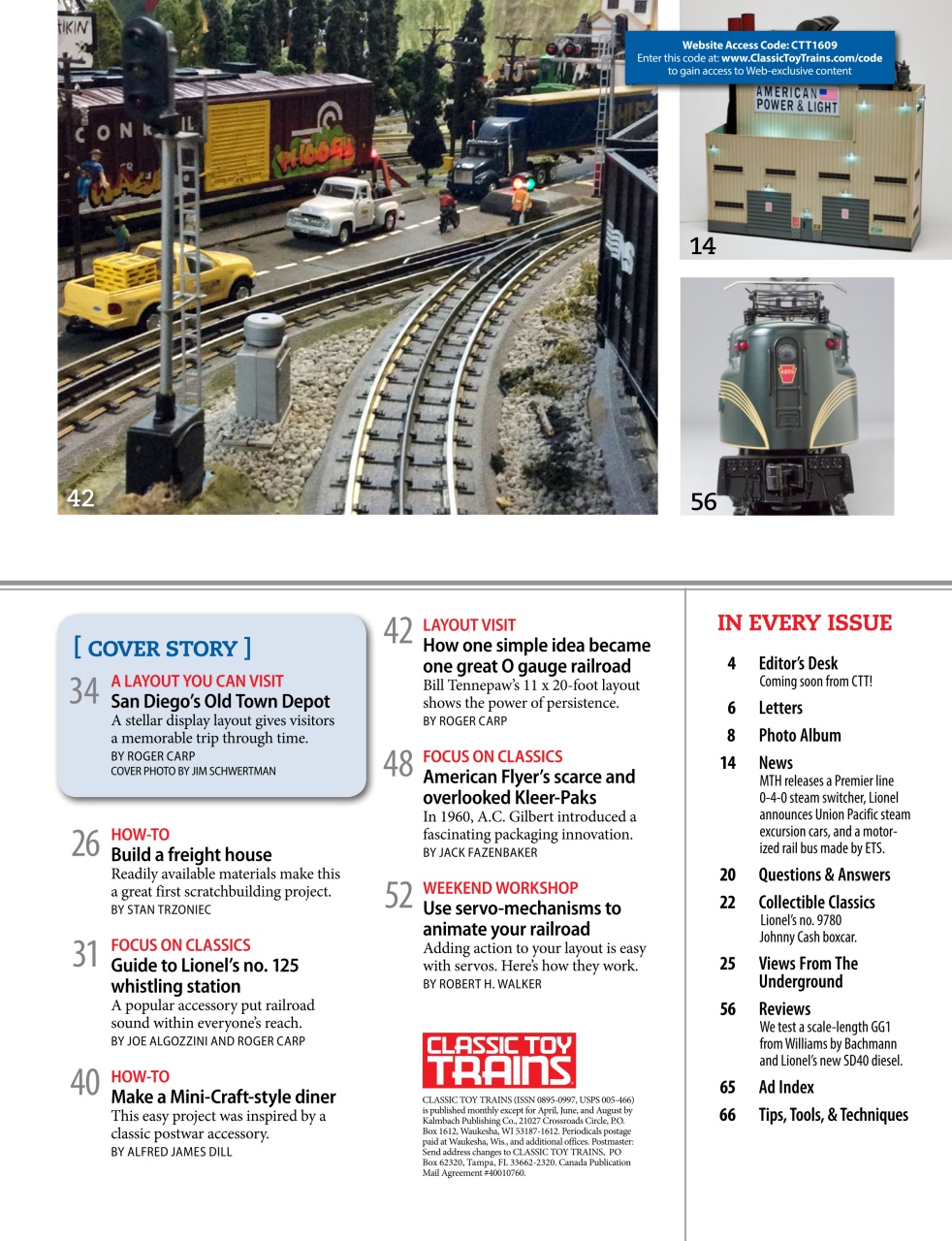 Classic Toy Trains Preview Pages