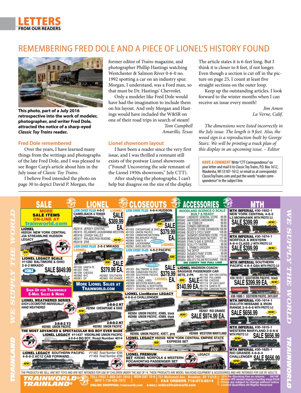 Classic Toy Trains Preview Pages