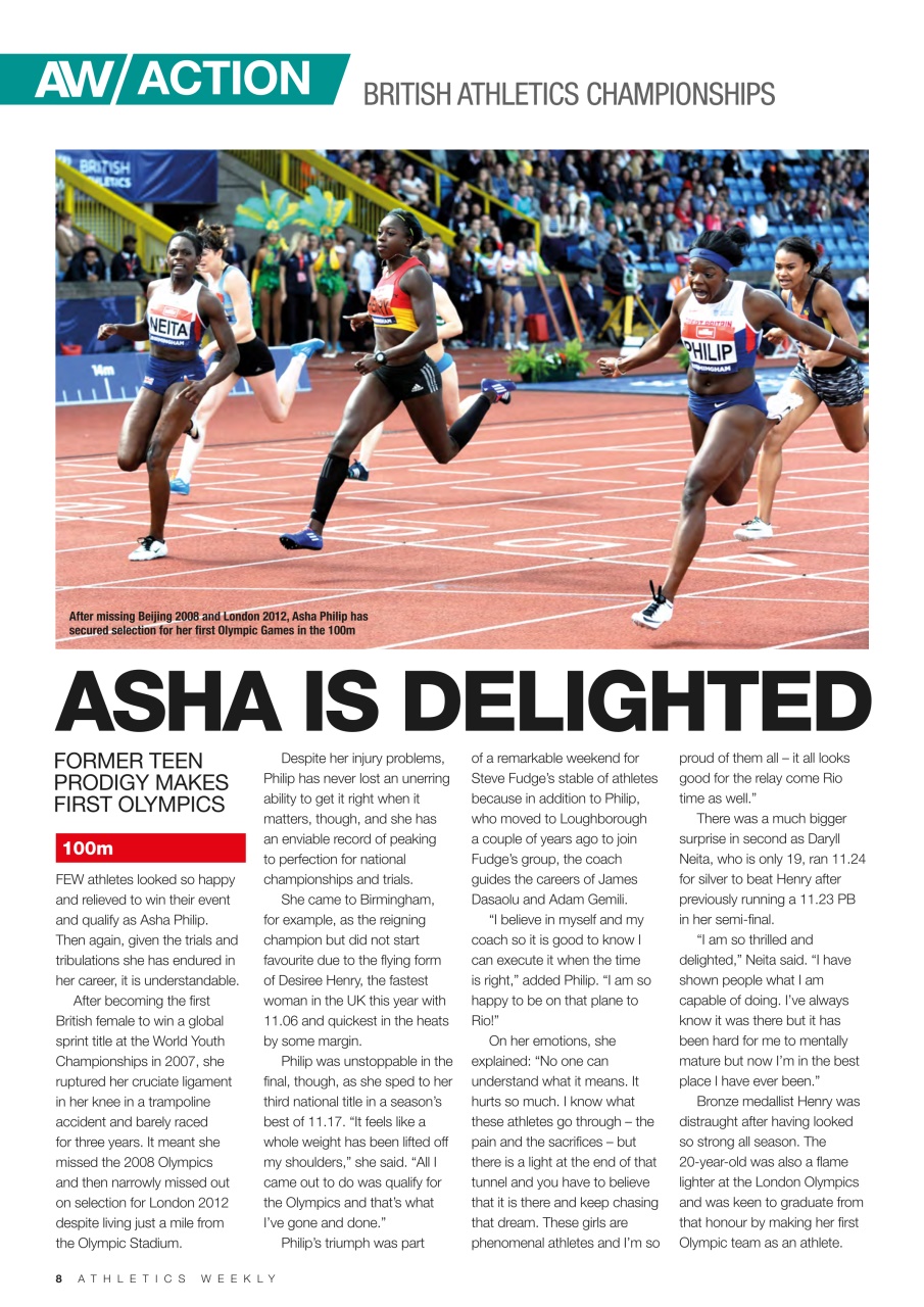 AW – Athletics Weekly Magazine Preview Pages