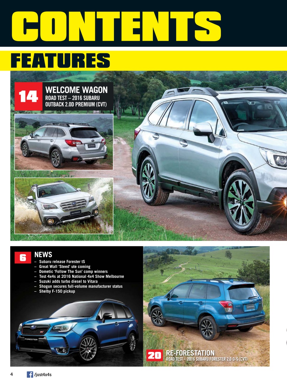 JUST 4X4S Preview Pages