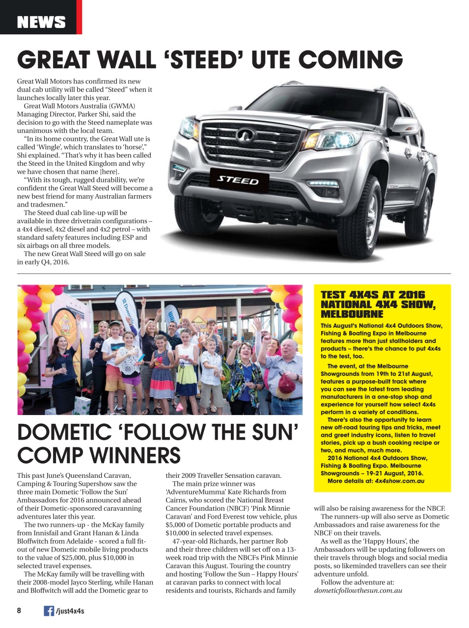 JUST 4X4S Preview Pages