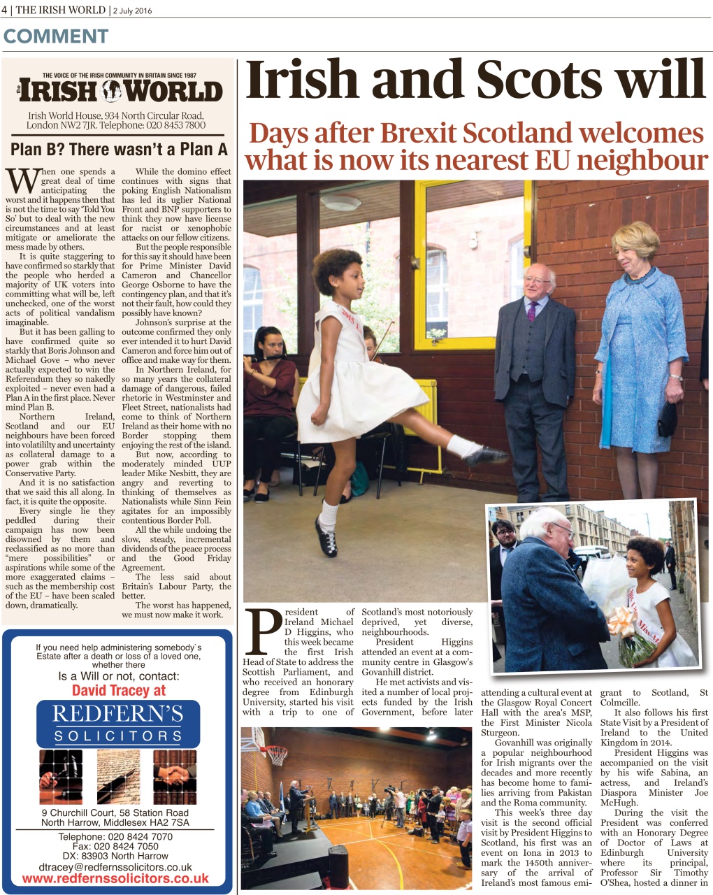 Irish World Preview Pages