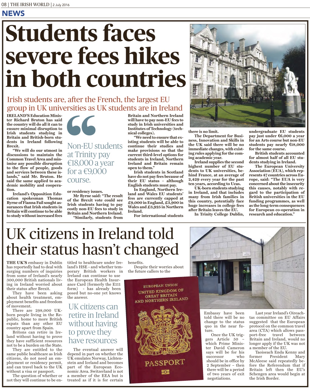 Irish World Preview Pages