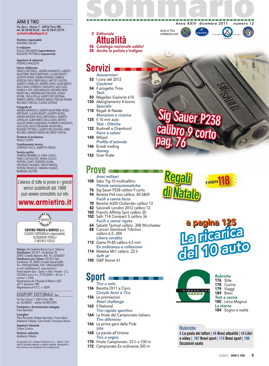 Armi E Tiro Preview Pages