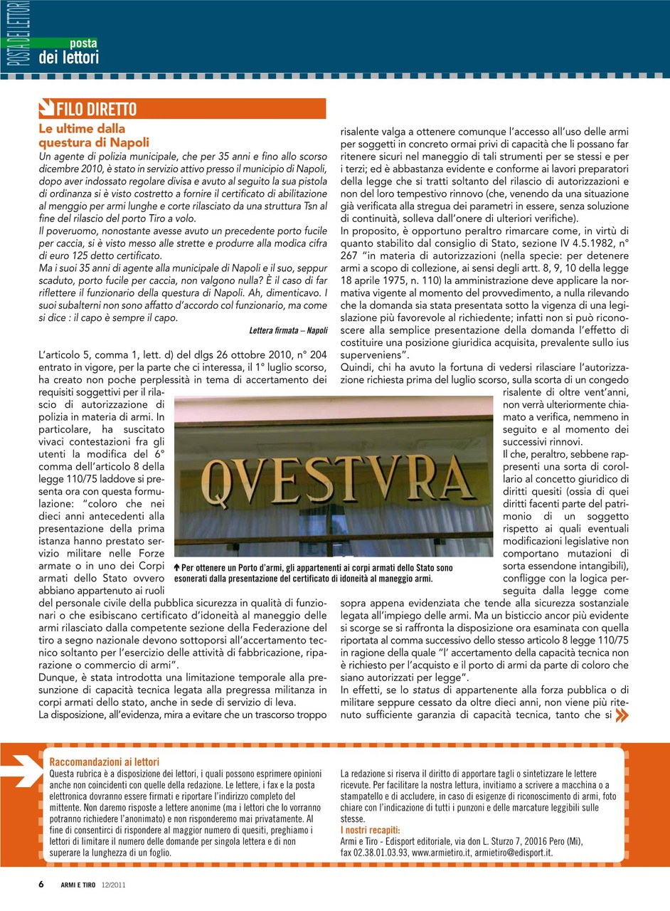 Armi E Tiro Preview Pages