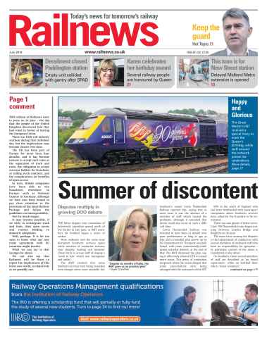 Railnews issue July 2016